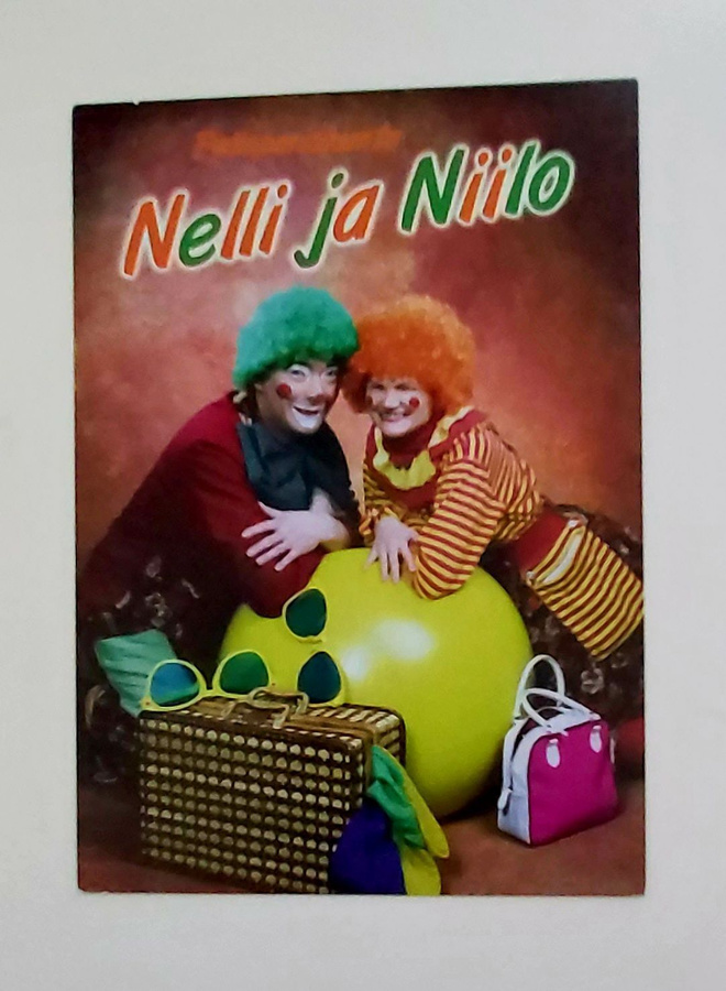 "Pellepariskunta Nelli ja Niilo "-KULKEMATON POSTIKORTTI