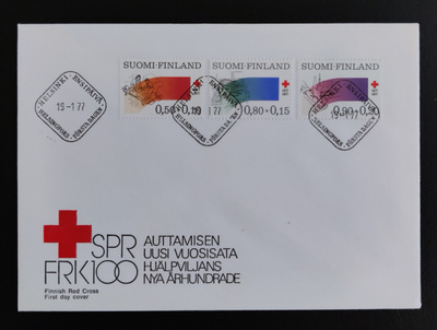 1977 FDC Punainen Risti
