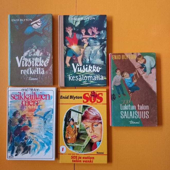 Enid Blyton valikoima 4€/kpl