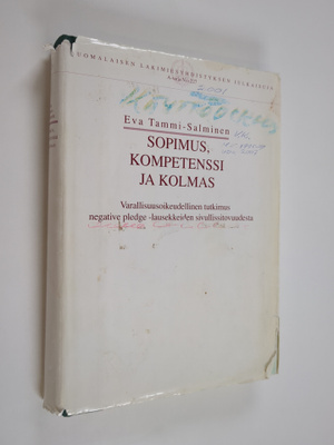 Eva Tammi-Salminen : Sopimus, kompetenssi ja kolmas : var...