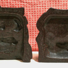 Kissa nainen + koira mies 6.5kg rauta v.1960/70 sign. Ruotsi - pikkukuva 2