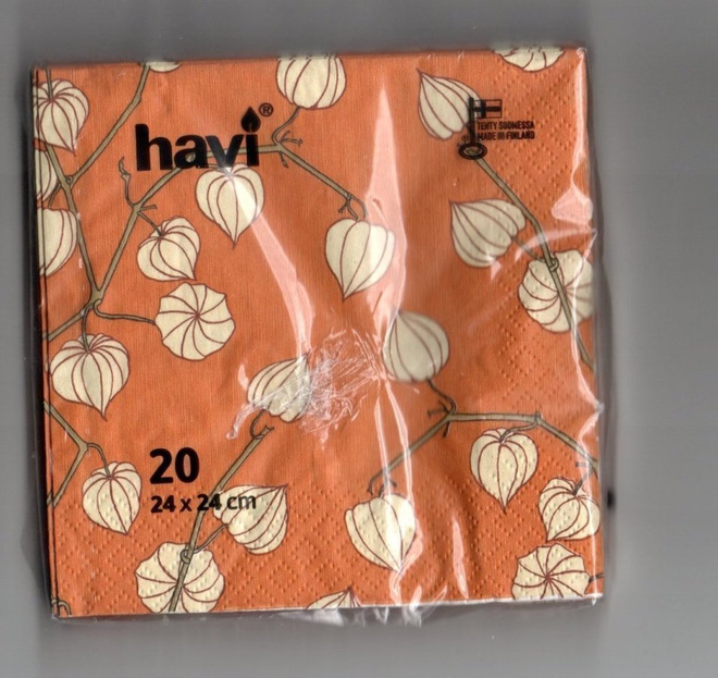 SERVETTIPAKETTI °°LYHTYKOISO°° / Havi (UUSI)