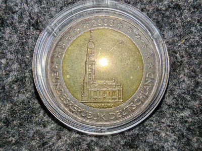 2 € Saksa 2008 Hampuri Pyhän Mikaelin kirkko