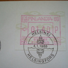 FDC ATM4 FINLANDIA 88 II 1,40 mk 4.1.1988 - pikkukuva 2