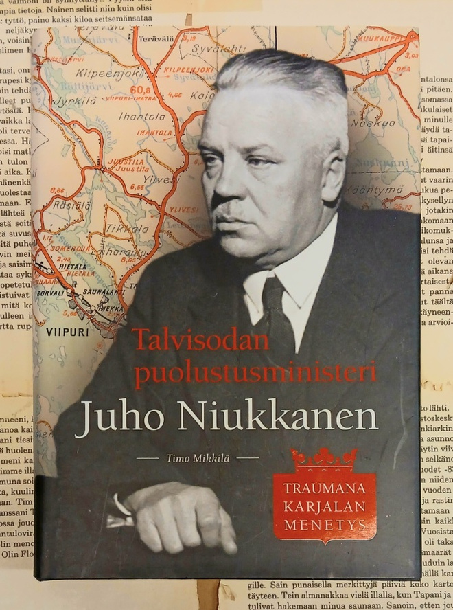 Talvisodan puolustusministeri Juho Niukkanen (sid.)
