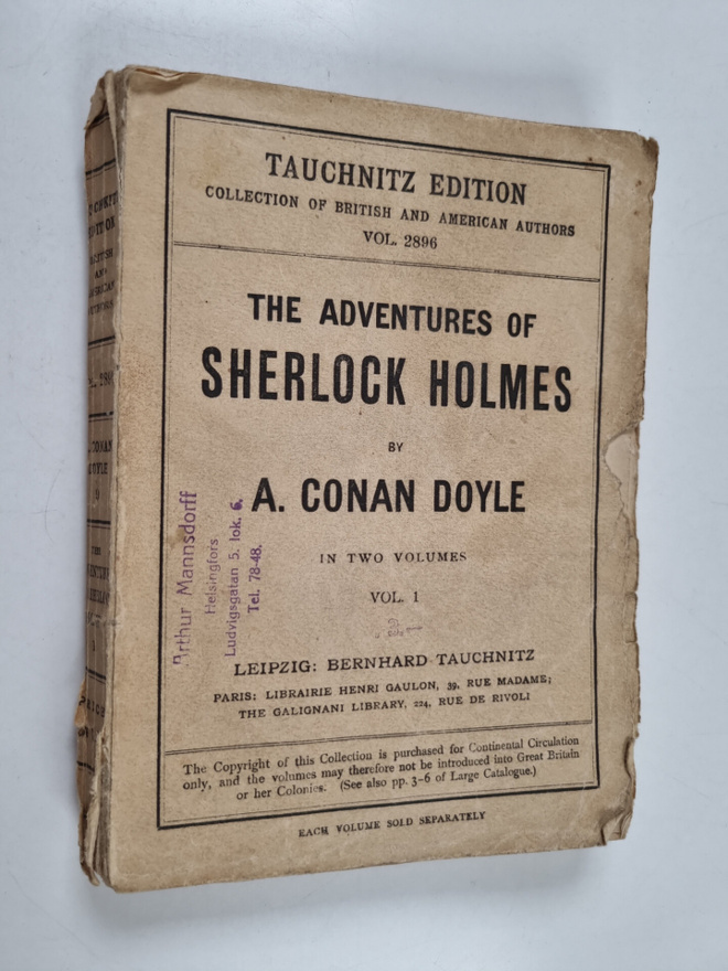 Arthur Conan Doyle : The Adventures of Sherlock Holmes : ...