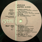 [LP] V/A: LAULUJA LASTEN ILOKSI - pikkukuva 3