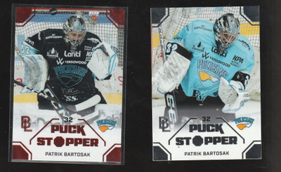 Patrik Bartosak Pelicans Puck Stopper Silver + Red versiot