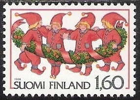 1986 Joulumerkki XIV c M & N Fredriksson 1,60 ** LaPe 1004