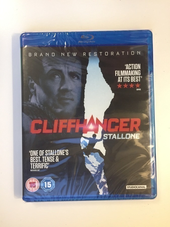 Cliffhanger (Blu-ray) Sylvester Stallone [Renny Harlin] UUSI