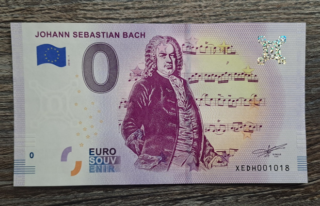 Johann Sebastian Bach 0€ seteli!