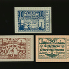 Itävalta Notgeld 10, 20, 50 Heller, Oberachmann 1920 - pikkukuva 1