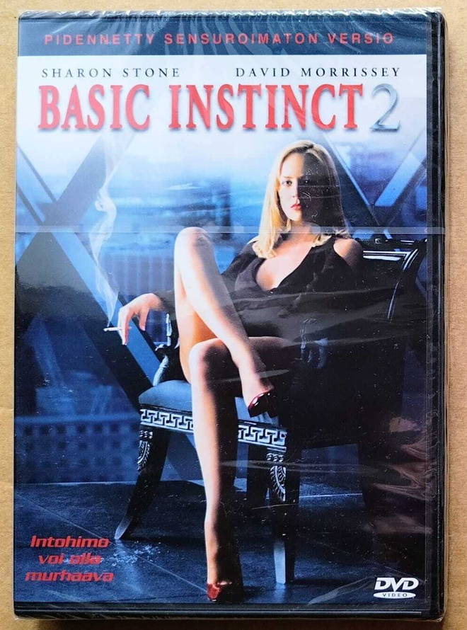 BASIC INSTINCT 2 – UUSI! - Suomi-DVD 2006 - Sharon Stone