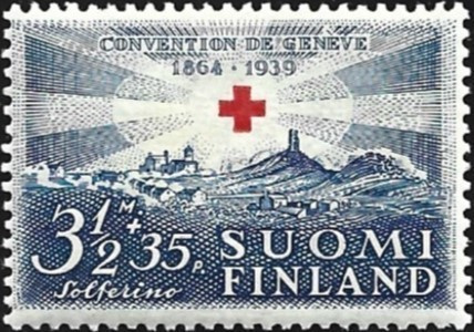 1939 Punainen Risti 3 ½ mk + 35 p **  LaPe 220