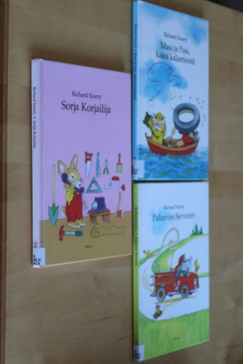 Richard Scarry : 3 kirjaa ( k.po )