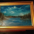 Maisemataulu upeilla kehyksillä. - pikkukuva 5