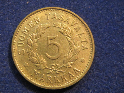 5 markkaa 1950