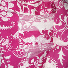 Uniikki ompelijan tekemä pitkähihainen mekko / pinkki-valkoi - pikkukuva 5
