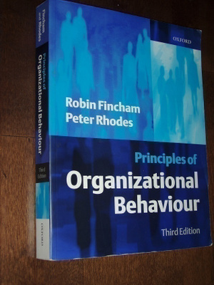 Kirja - Principles Of Organizational Behaviour Third Edition
