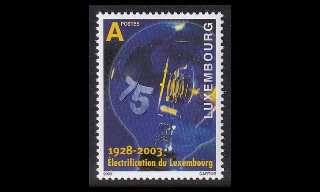 Luxemburg 1610 ** Sähköverkko 75v (2003)