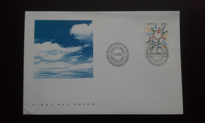 FDC Eurooppa-merkki 1.3.1995 LaPe 1290