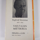 Sigfrid Sirenius : Vaeltajan mietekirja - pikkukuva 2
