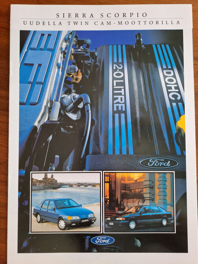 Ford Sierra & Scorpio DOHC -esite, 1989