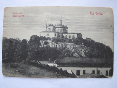 VANHA Postikortti Turku Venäjä-merkki 1913