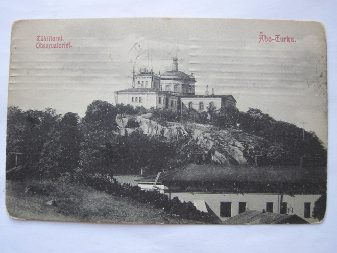 VANHA Postikortti Turku Venäjä-merkki 1913