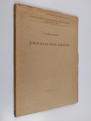 V. Merikoski : Erivapauden käsite
