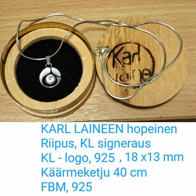 KARL LAINEEN RIIPUS, hopea, riipus, ei ketju