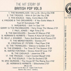 THE HIT STORY OF BRITISH POP, VOL 9 (LP), ks. kappaleet - pikkukuva 2