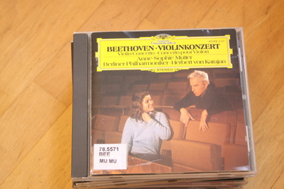 Beethoven Violinkonzert Mutter Karajan CD
