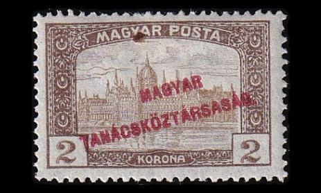 Unkari 282 * Parlamenttirakennus 2 Kr pp (1919)