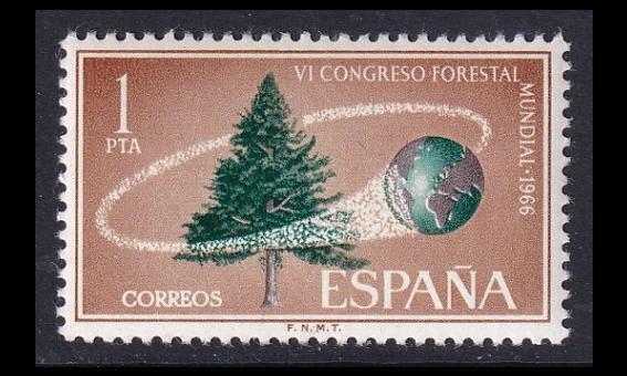Espanja 1622 ** Maailman metsäkongressi (1966)