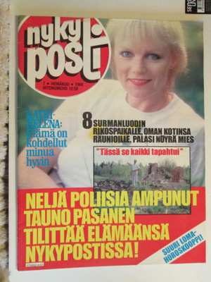 NYKYPOSTI LEHTI 7 / 1984 SISÄLLYSLUETTELO KUVA 2