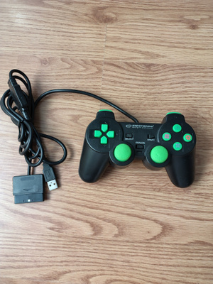 Playstation PS2 / PS3 langallinen ohjain