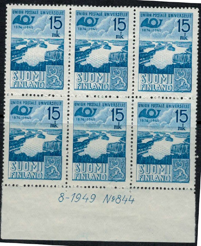 1949 UPU nro-6lo   ++