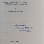 Magdalena Jaakkola : Finnish immigrants in Sweden : netwo... - pikkukuva 3