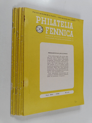 Philatelia Fennica vuosikerta 1958 (numerot 1-8)