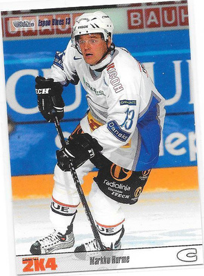 2003-04 CardSet #8 Markku Hurme Espoo Blues