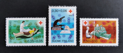 1972 Punainen Risti sarja **