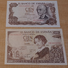 100 Pesetaa 1965 ja 1970 Espanja Cat# 150 ja 152 KL 5 ja 8 - pikkukuva 1