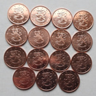 Suomi 5 c vuodet 1999 - 2013 yhteensä 15 kpl, UNC - pikkukuva 2
