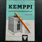 Kemppi LH-185 kevythitsausmuuntaja esite 60-luku - pikkukuva 1