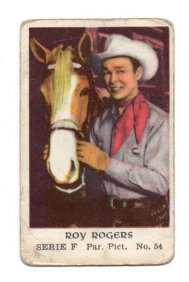 Purkkakuva n:o 54 ROY ROGERS Purukumikuva