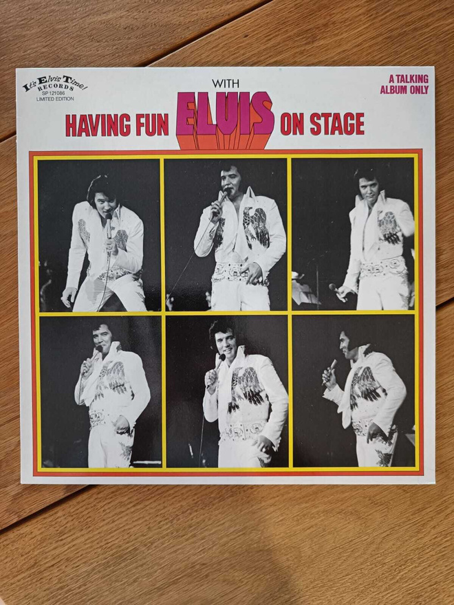 AUCTION - ELVIS HAVING FUN WITH ELVIS ON STAGE LP HOL -86