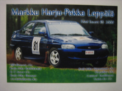 Ford rallikortti 5: Ford Escort / Markku Harju