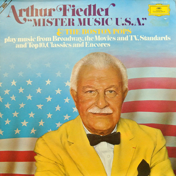 ARTHUR FIEDLER MISTER MUSIC U.S.A. 2LP (Deutsche Grammophon)