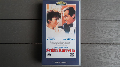 VHS: Sydän Karrella (Meryl Streep, Jack Nicholson 1986)